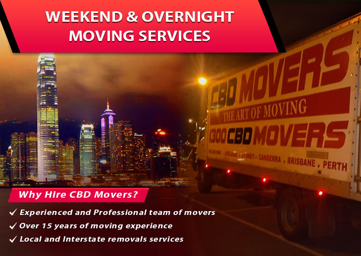 Overnight Moving Services in Australia