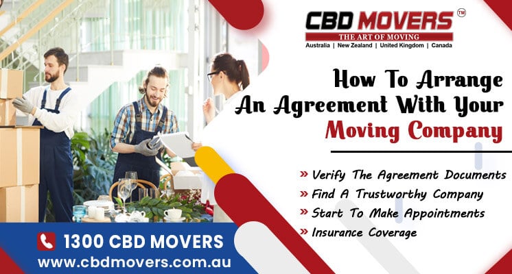 How To Arrange An Agreement With Your Moving Company