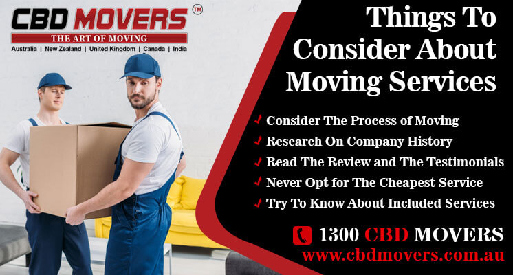 Things To Consider About Moving Services