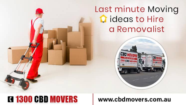 Last-Minute Moving Ideas To Hire A Removalist Glen Iris