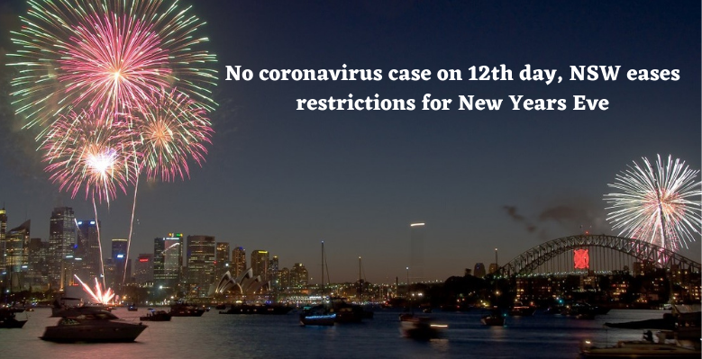 No coronavirus case on 12th day, NSW eases restrictions for New Years Eve