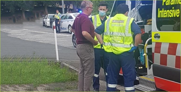 Anthony Albanese is STILL in hospital 24 hours after the car collision in Sydney