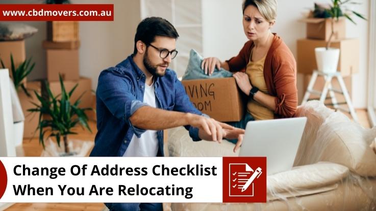 Change Of Address Checklist When You Are Relocating