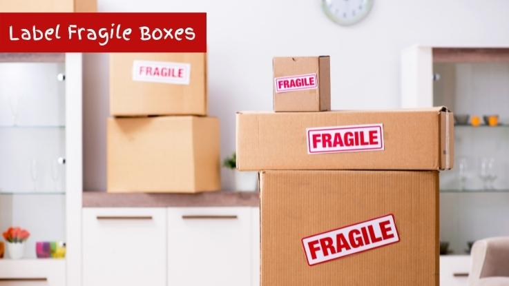 Label Fragile Boxes