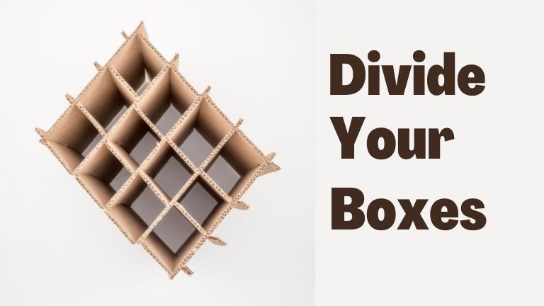Divide Your Boxes