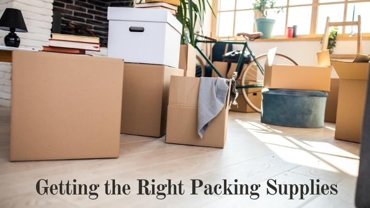 Getting the right packing supplies