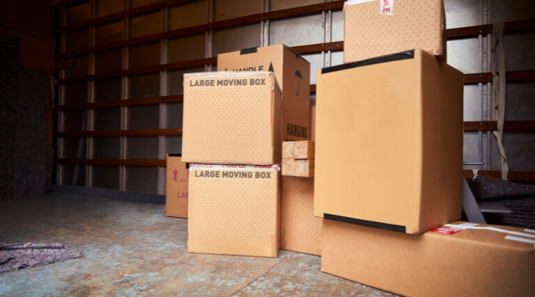 Moving Boxes Of All Sizes