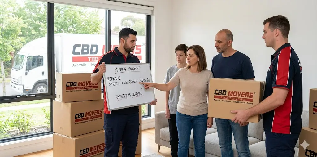 Understand the psychology of moving to Preston. Learn about moving anxiety, coping with change, and emotional stages of moving with CBD Movers.