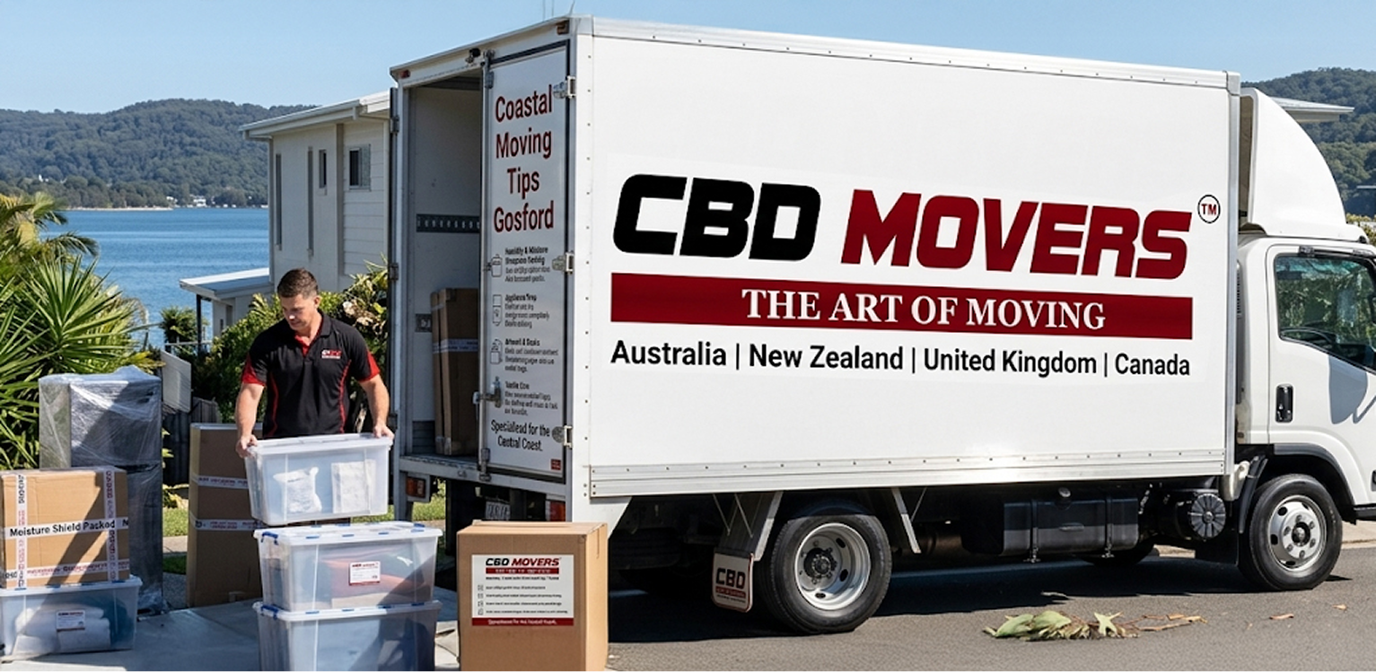 Expert coastal moving tips for Gosford homeowners. Humidity packing, moisture protection packing & damp-proof moving strategies.