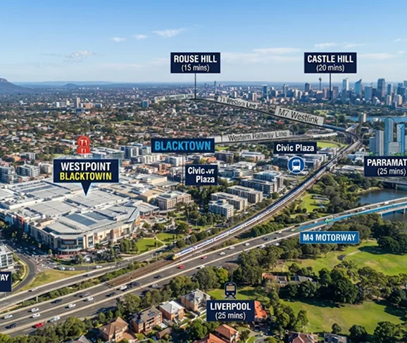Connected to Sydney's Major Centres