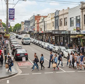 Busy Shopping Precincts