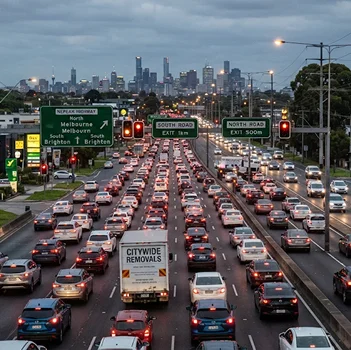 Peak Traffic Along Major Roads