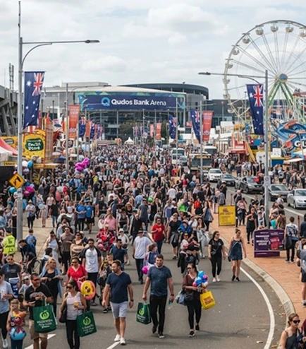 Busy Showground Road