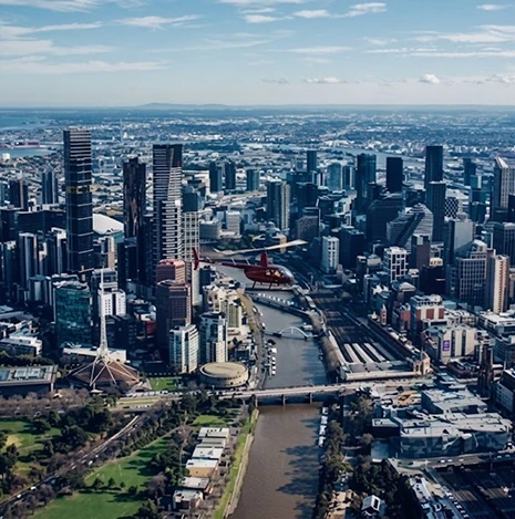 Close to Melbourne's CBD