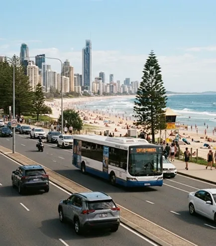 Beachside Traffic