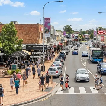 Busy Town Centre