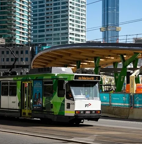 Extensive Tram Network