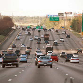 Busy Peak-Hour Traffic