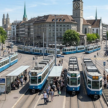 Extensive Tram Services