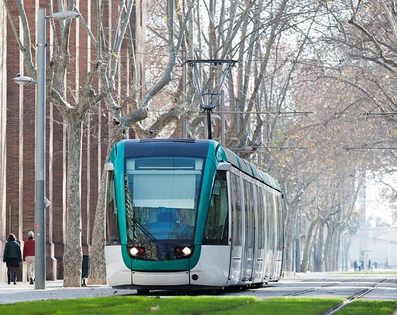Extensive Tram Network