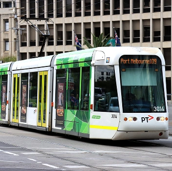 Extensive Tram & Bus Services