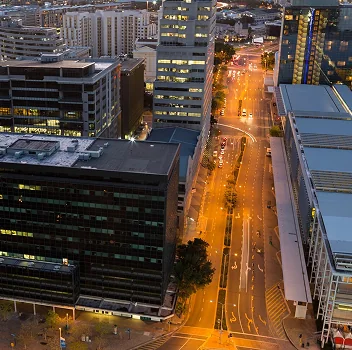 Busy Commercial Areas